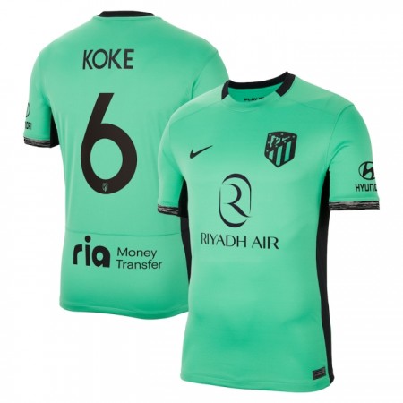 Camisolas Atlético Madrid Koke 6 3º Equipamento 2023-24 Manga Curta